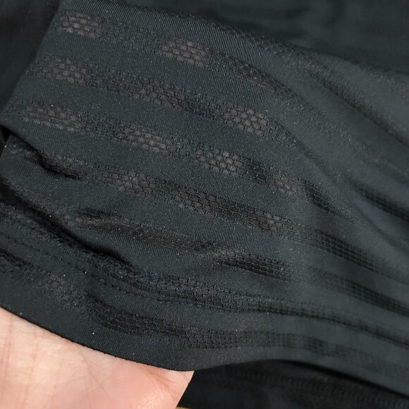 🖤 Kappa Crop Top Mesh Shirt Womens XS Retro 90s Black Rose Gold Maglietta EEUC - Picture 4 of 4